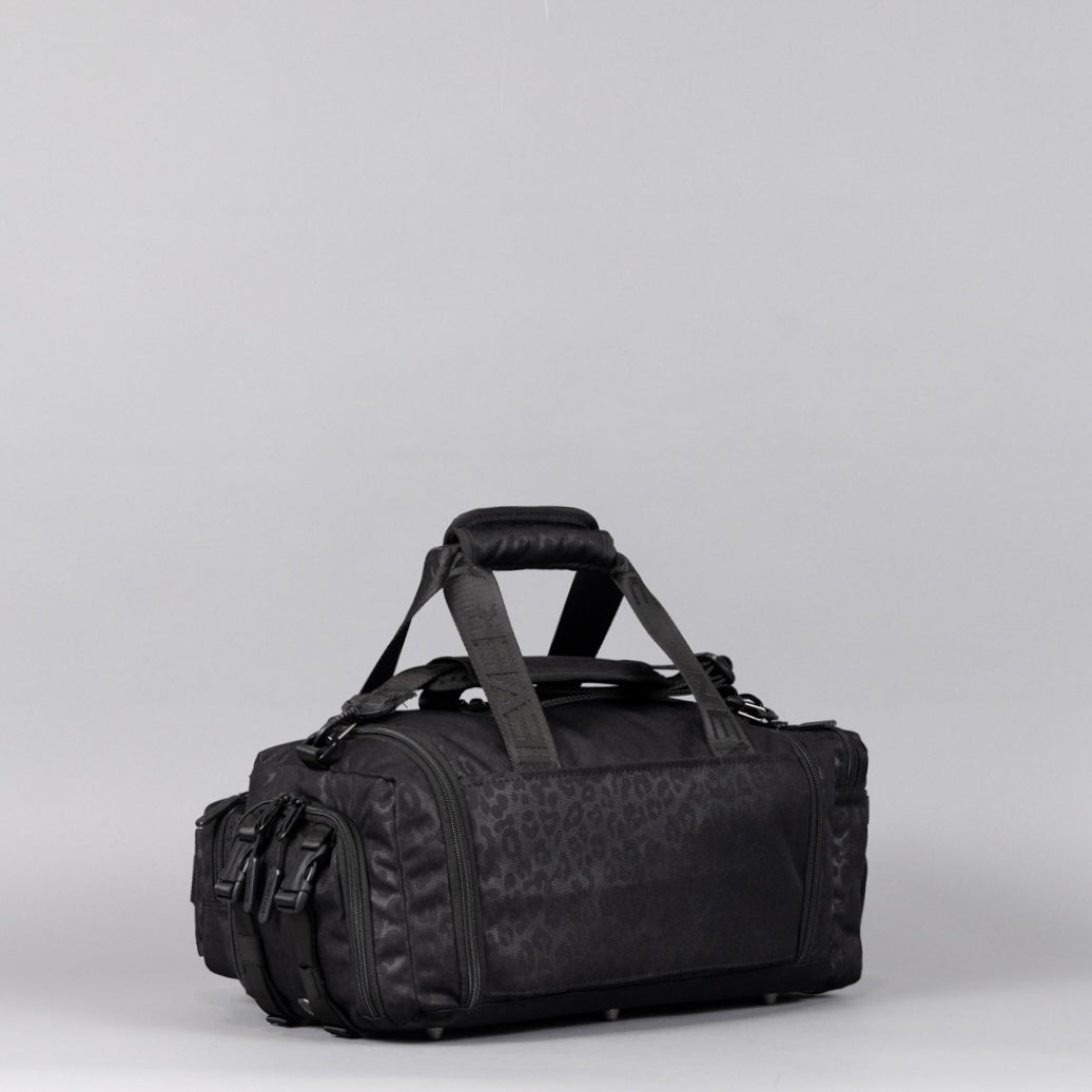 20L Mini Duffle Bag Black Leopard