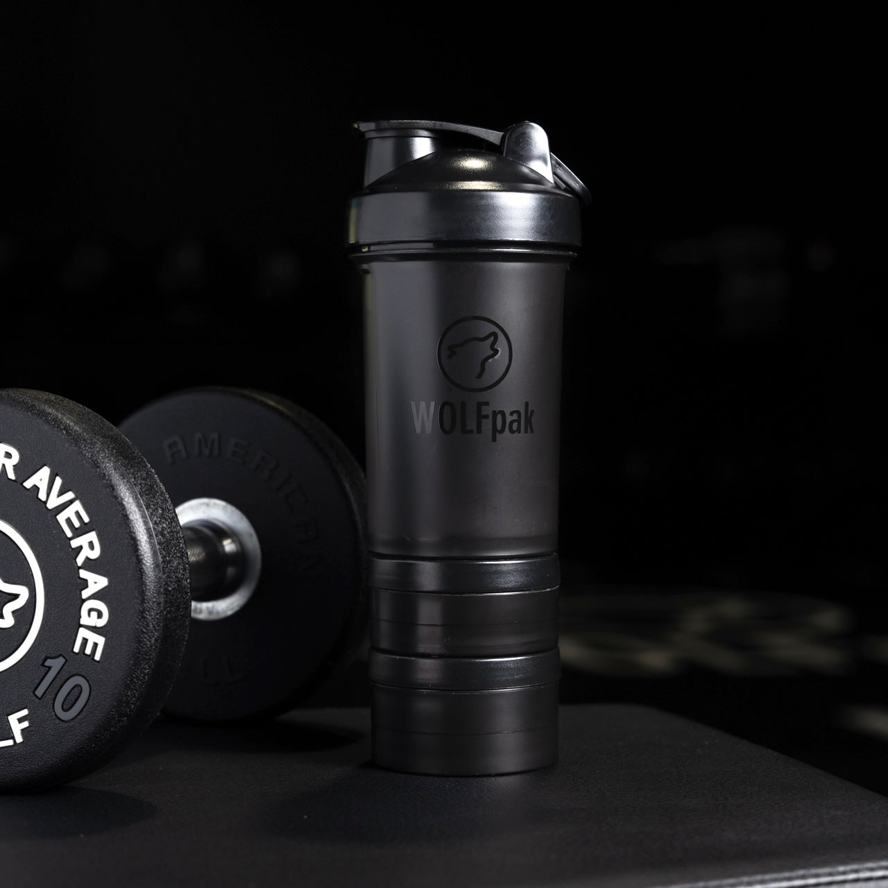 Nightshade Shaker Bottle With Storage Compartments