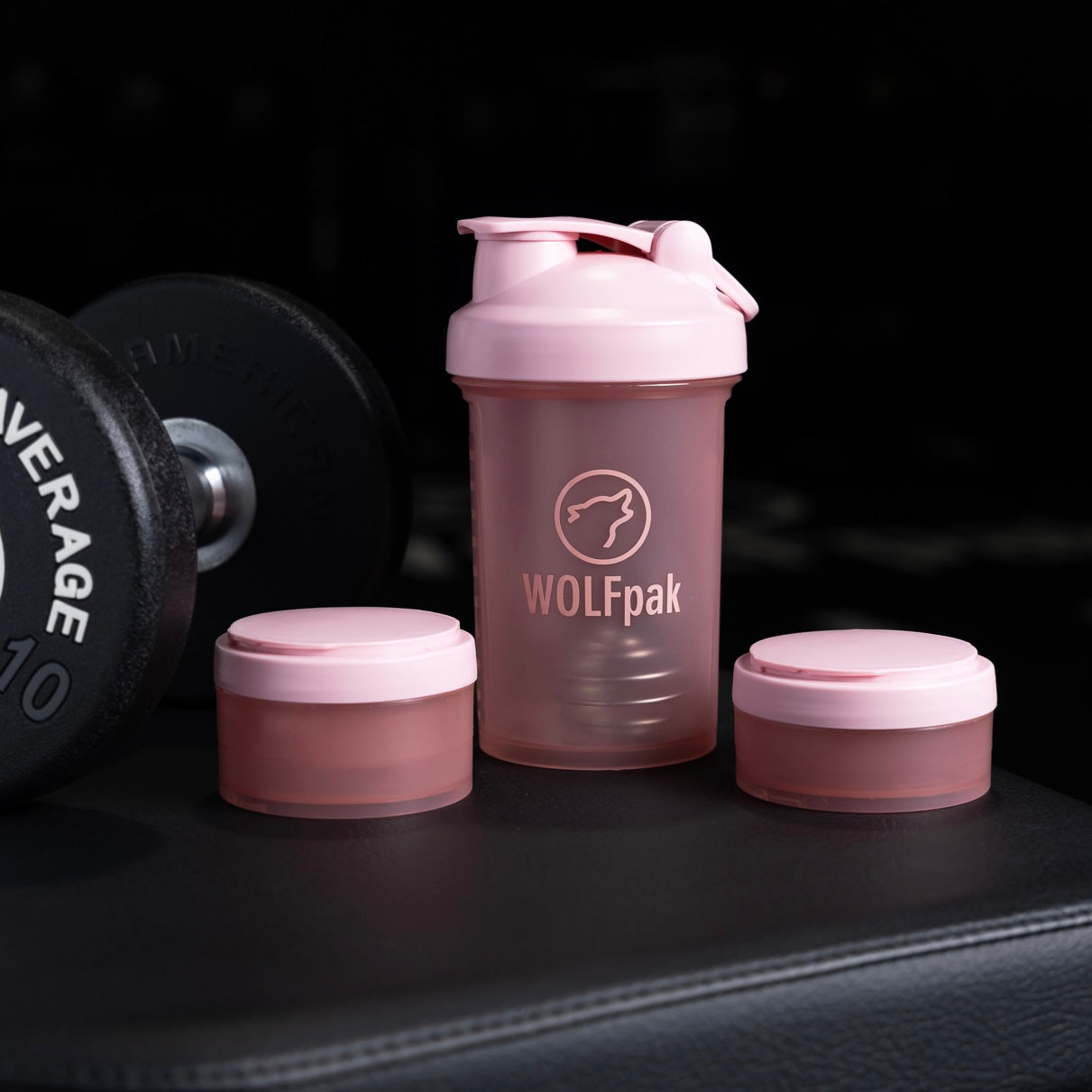 Dream Pink Shaker Bottle With Storage Compartments