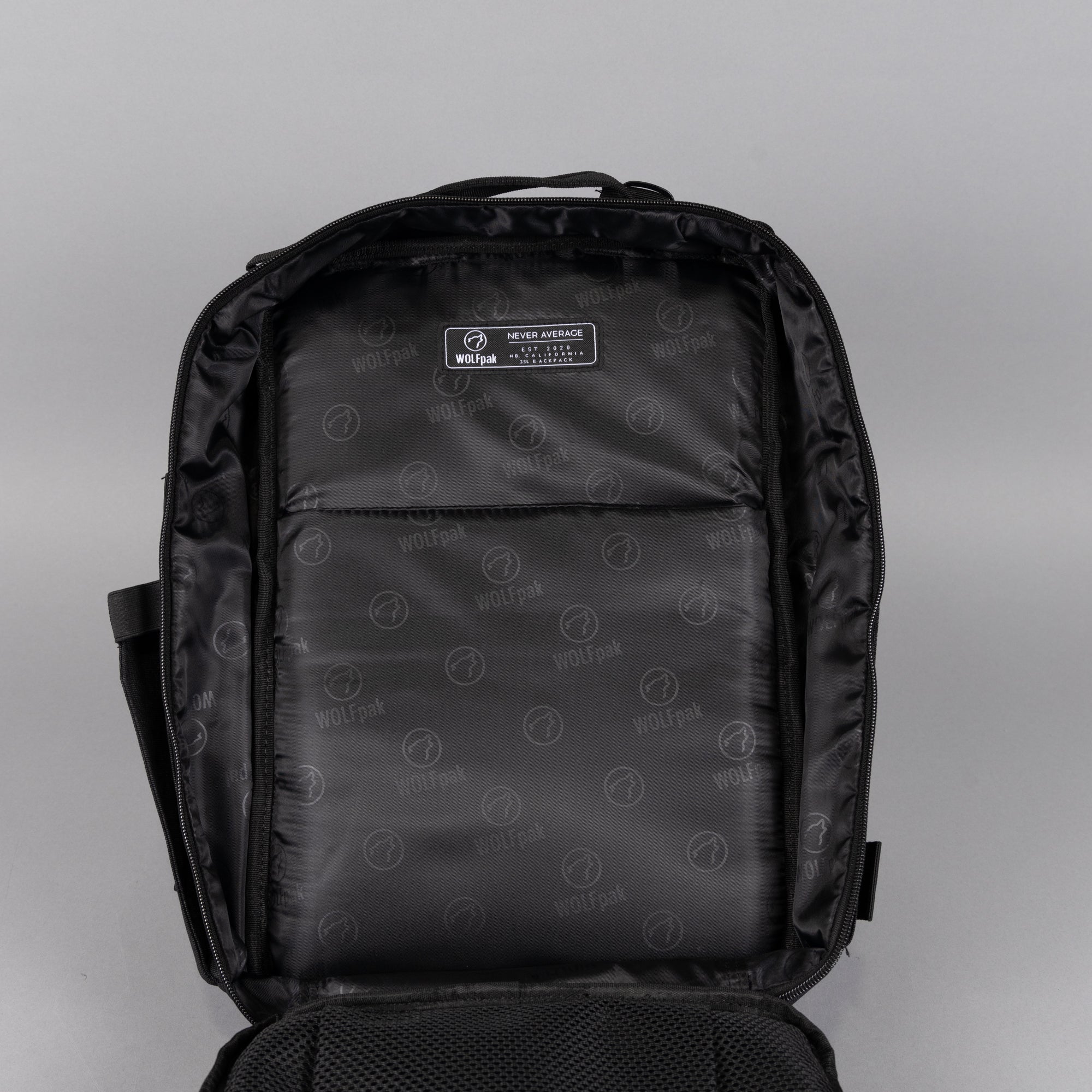 35L Backpack Black Leopard