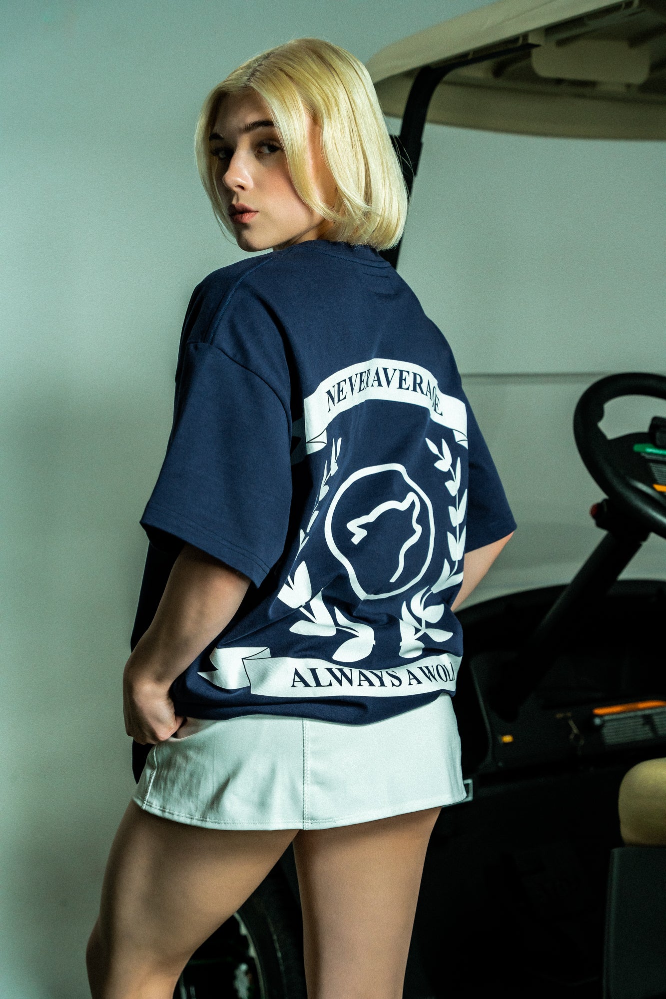 Navy Blue Country Club Graphic Tee