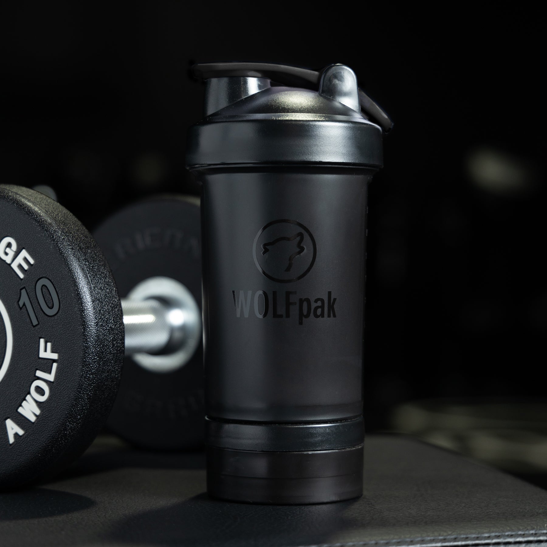 Nightshade Shaker Bottle With Storage Compartments