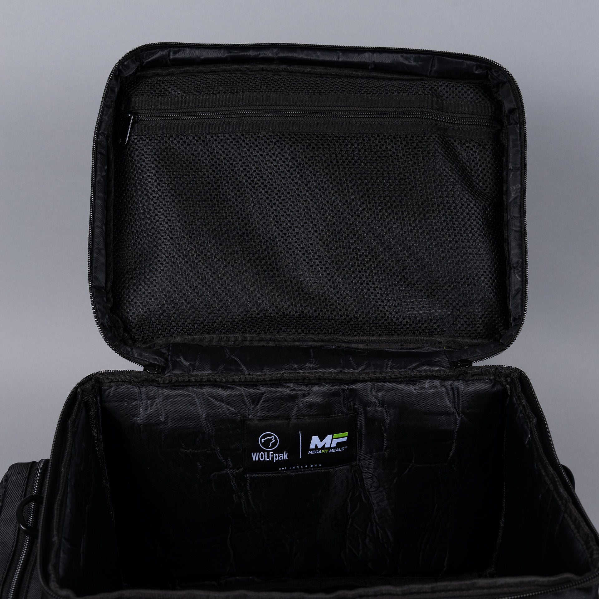 20L MegaFit Alpha Black Tactical Lunch Box