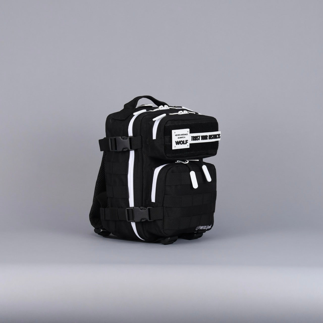 9L Backpack Mini Alpha Black White Accents
