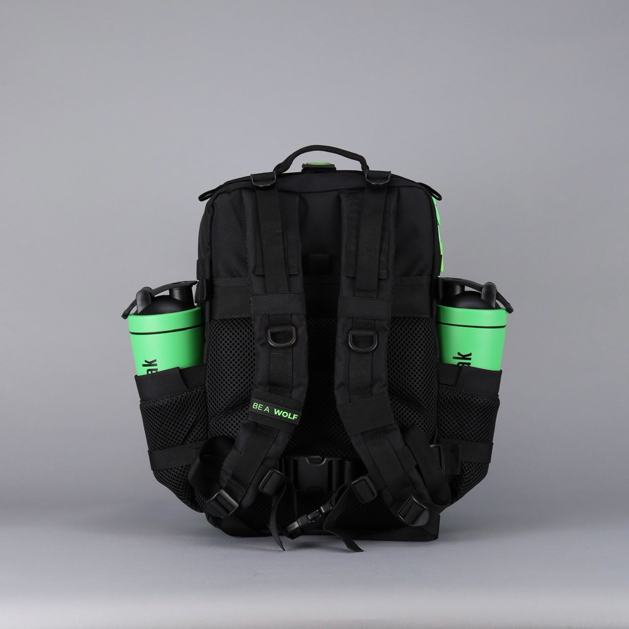35L Backpack Black Neon Green