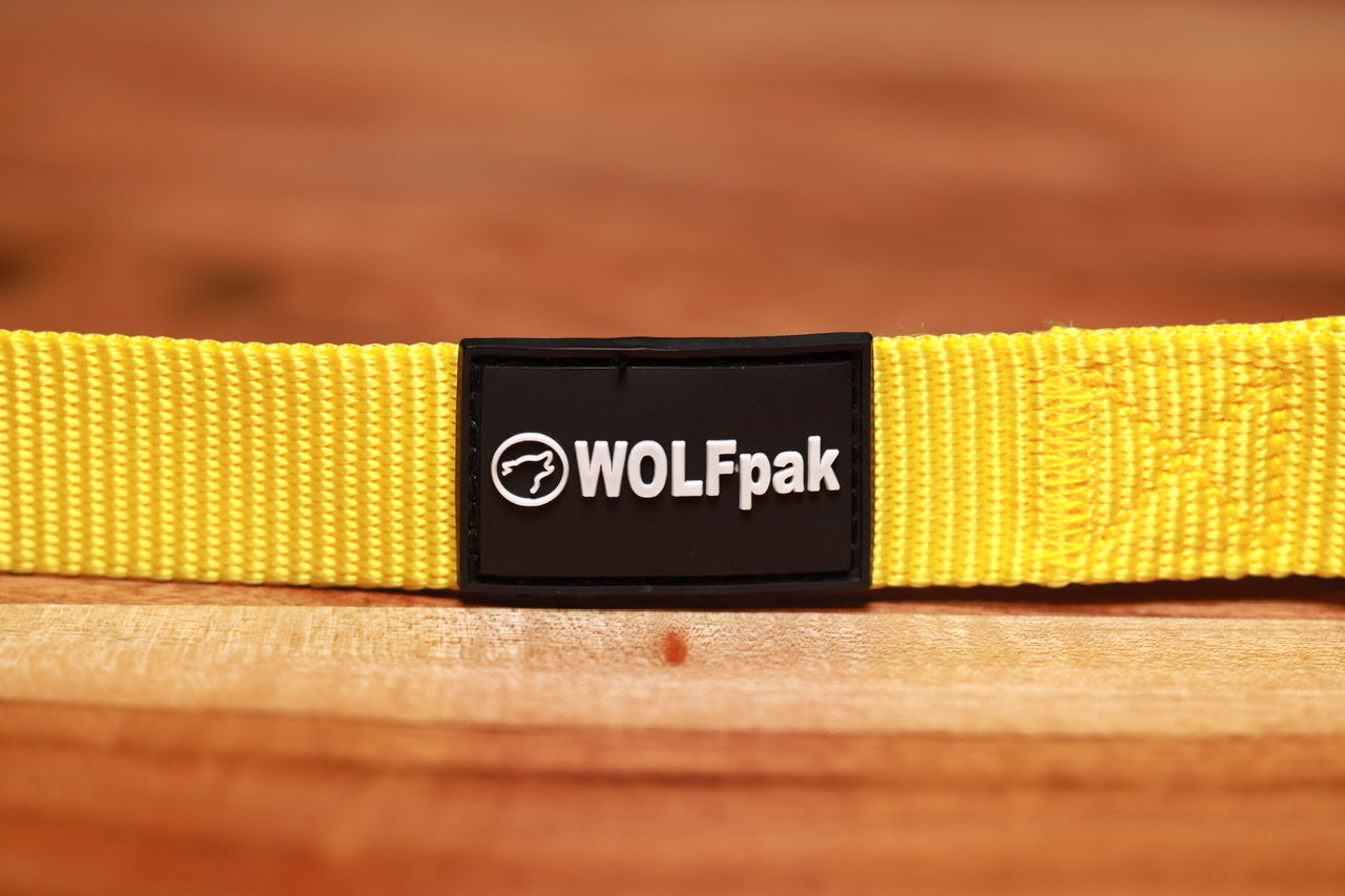Adjustable Nylon Dog Collar Sunkiss Yellow