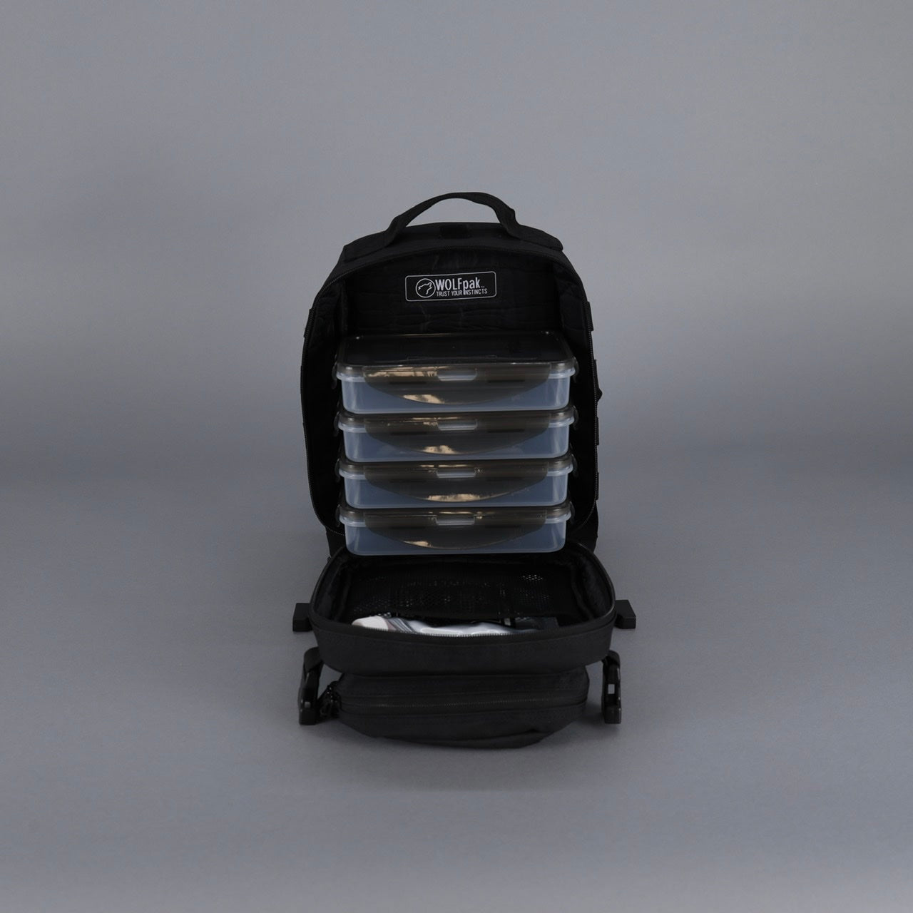 9L Mini Alpha Black Meal Prep Management Backpack