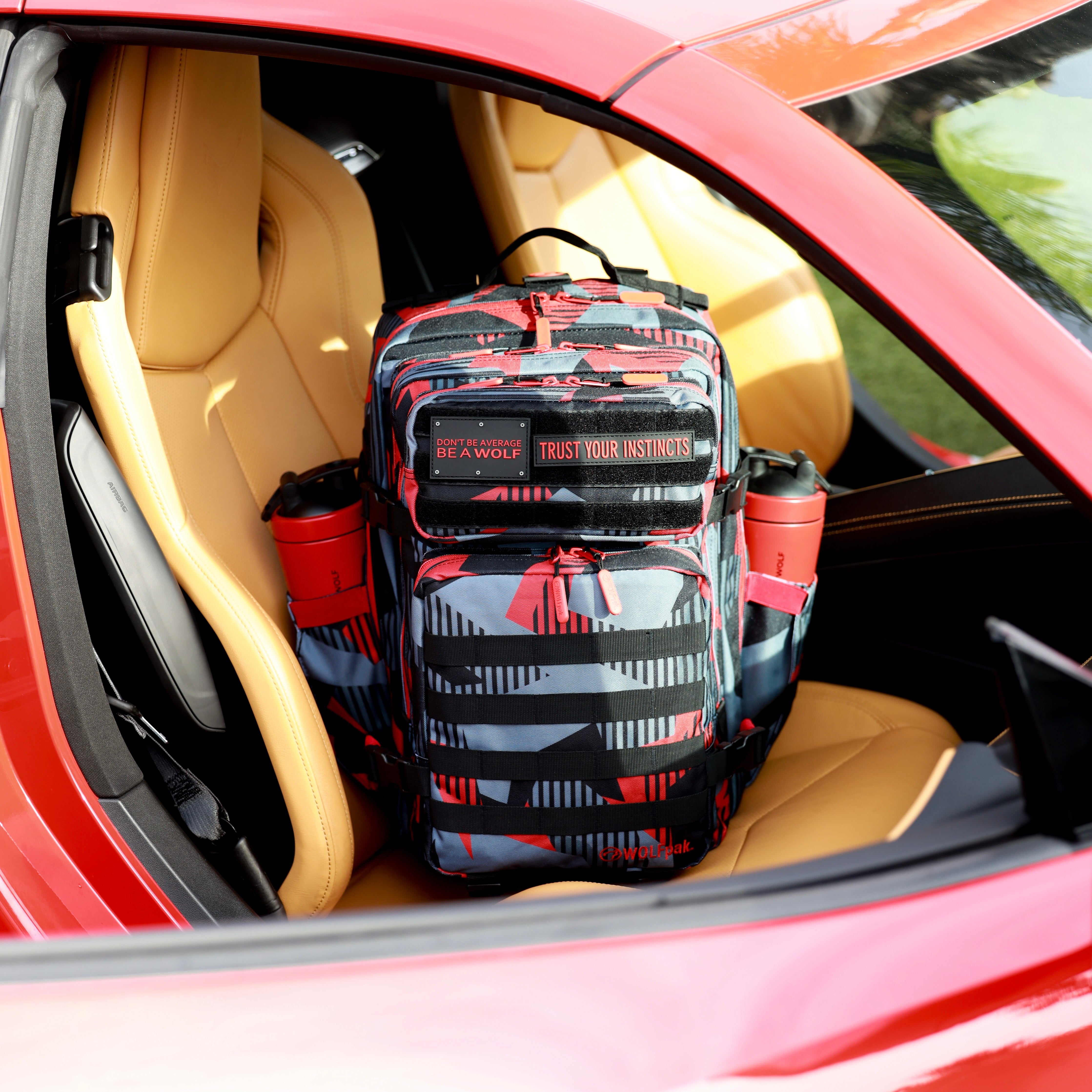 45L Backpack Adrenaline Red